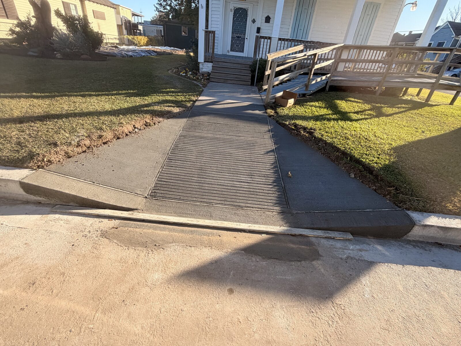 New accessibility ramp built for a local church