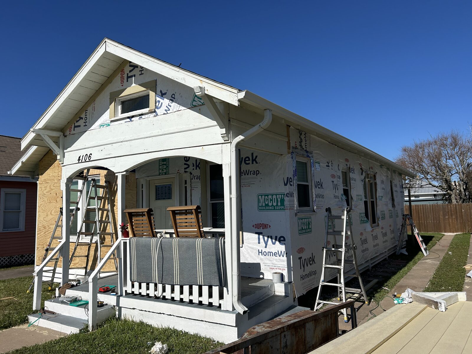 Exterior envelope work
